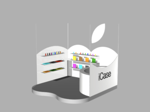 Rendering stand Apple