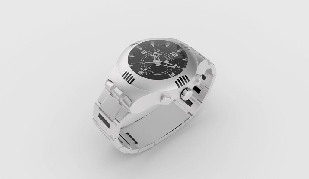 Modello 3d orologio