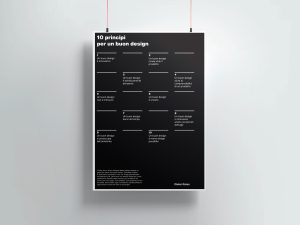 Andrea Duse-Dieter Rams-10 regole-poster