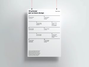 Andrea Duse-Dieter Rams-10 regole-poster