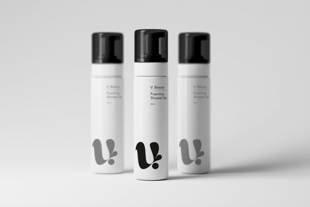 Packaging con applicazione del logotipo
su brand di cosmetici